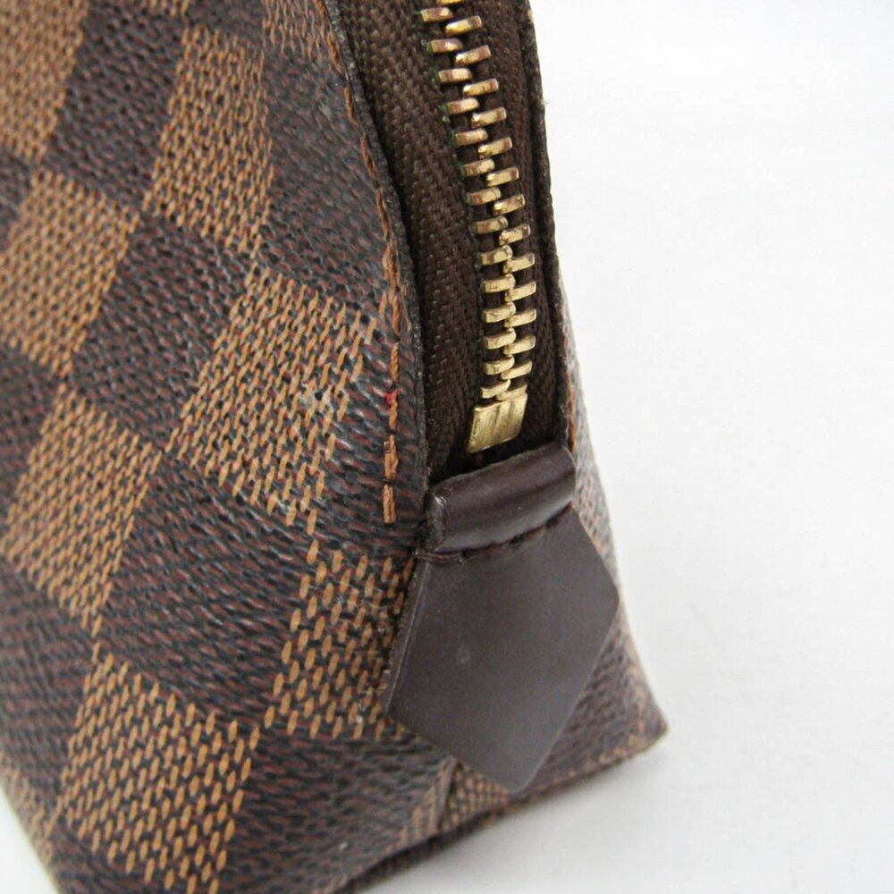 LOUIS VUITTON Brown Damier Pouch - Picture 8 of 14